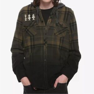 Disney Our Universe Haunted Mansion Dip Dye Flannel